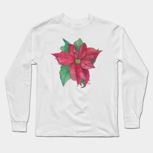 Poinsettia I Long Sleeve T-Shirt